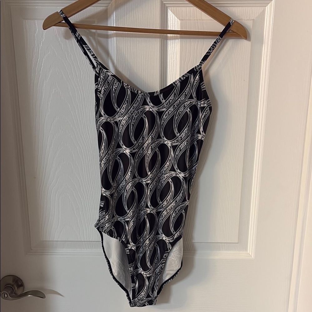 Ethika Monochrome Swirl Bodysuit